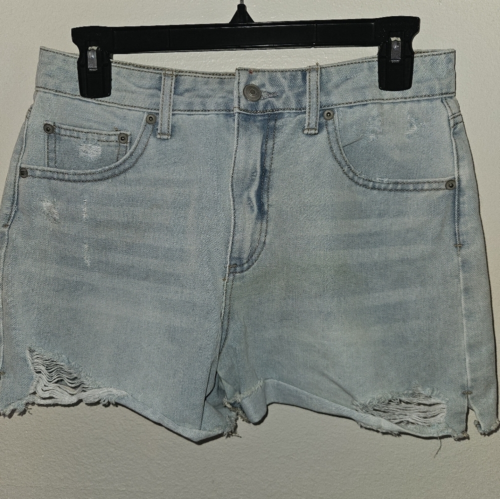 No Boundaries Juniors Jean Distressed Shorts Size 7